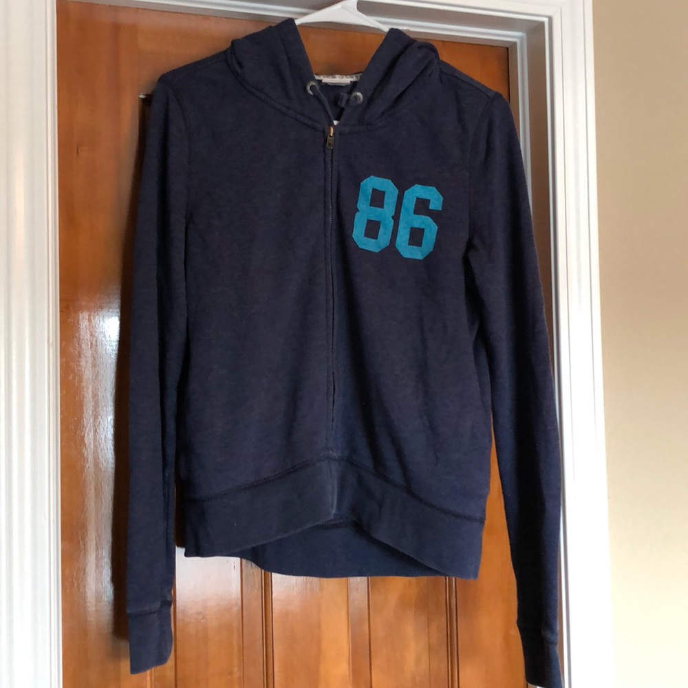 Blue Zip Up Jacket